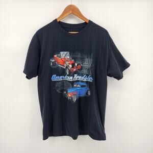 American Roadster Men's Large Black T-Shirt
